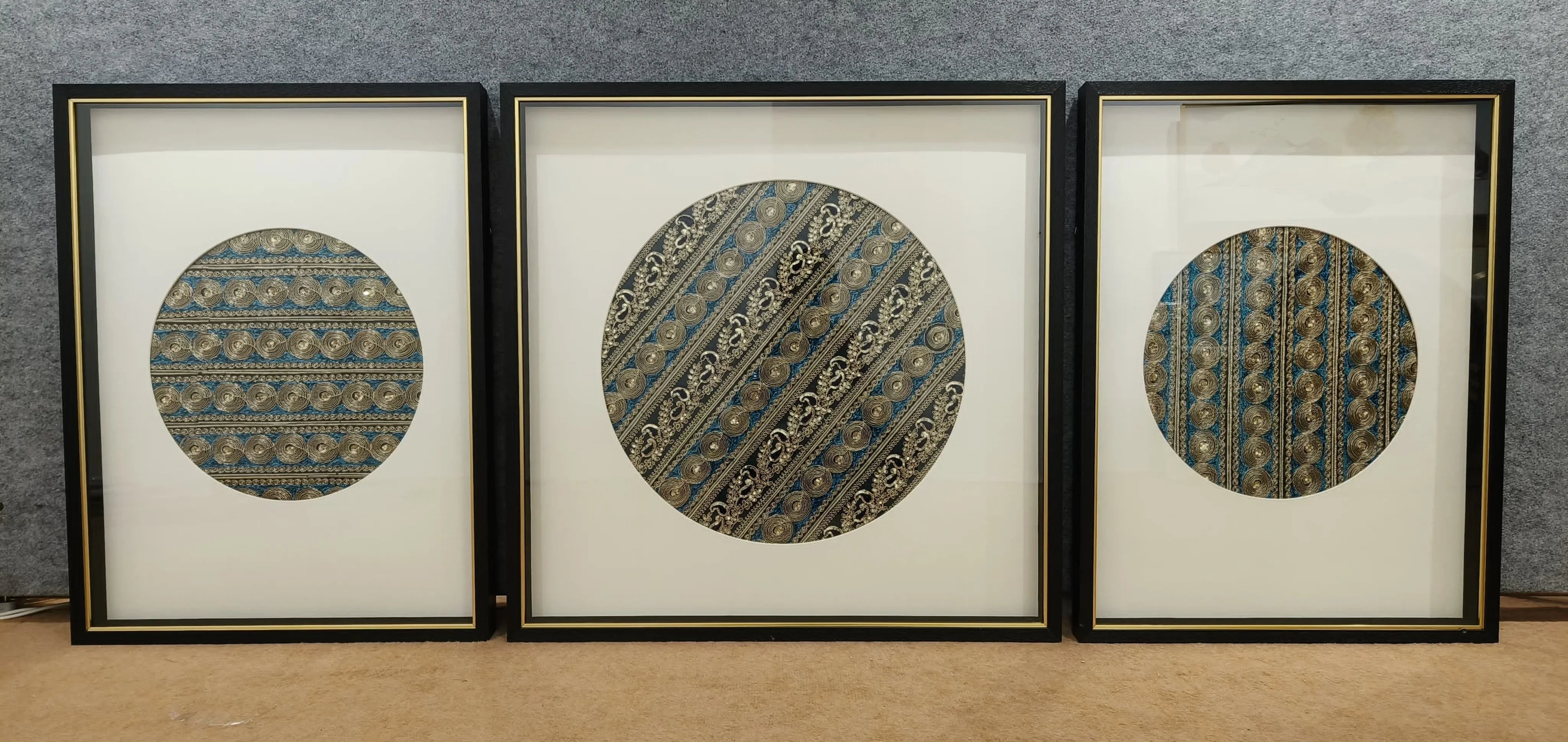 Glass Shadow Box Set of 3 Style 10